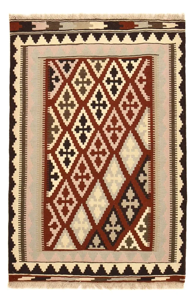 Kelimteppe - Orientalsk - 155 x 105 cm - flerfarget