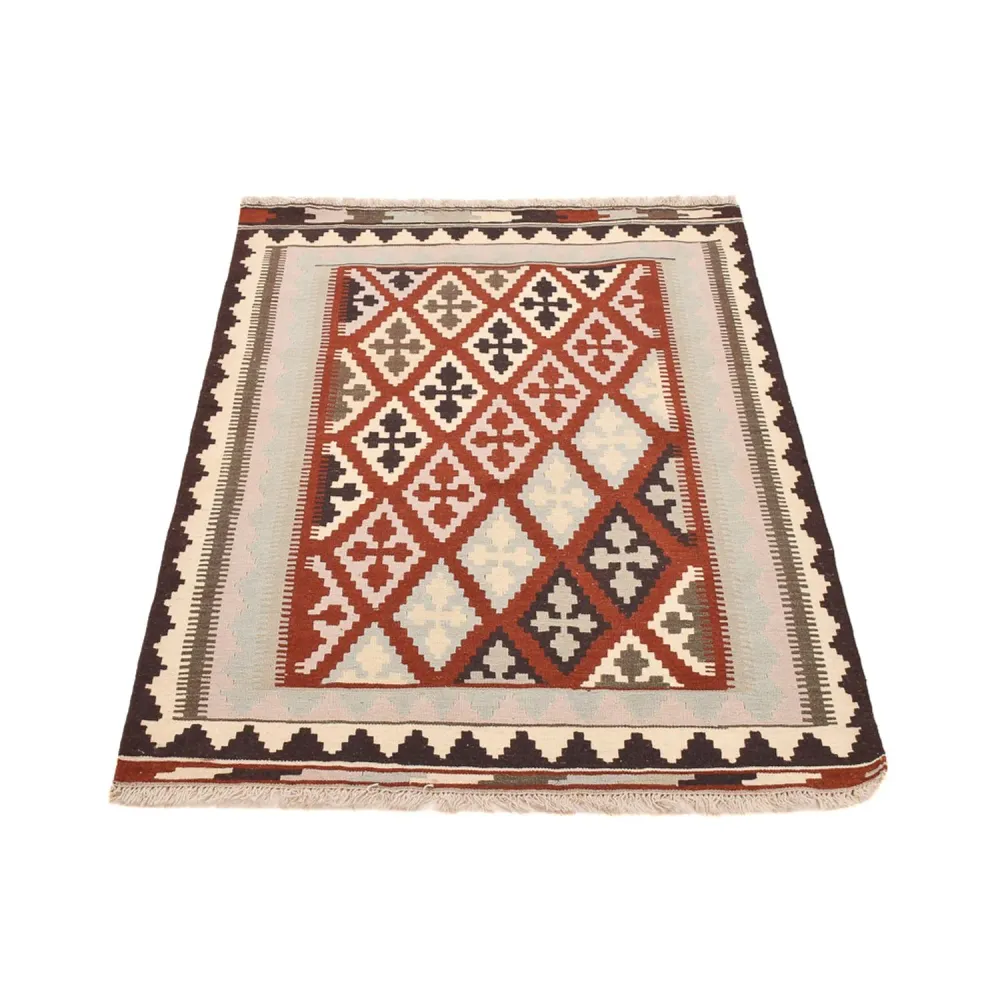 Kelimteppe - Orientalsk - 155 x 105 cm - flerfarget