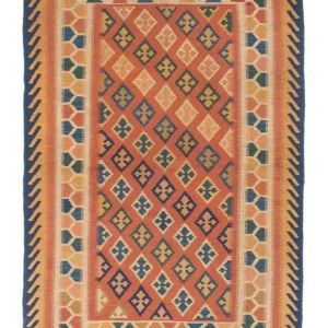 Kelimteppe - Orientalsk - 155 x 108 cm - flerfarget