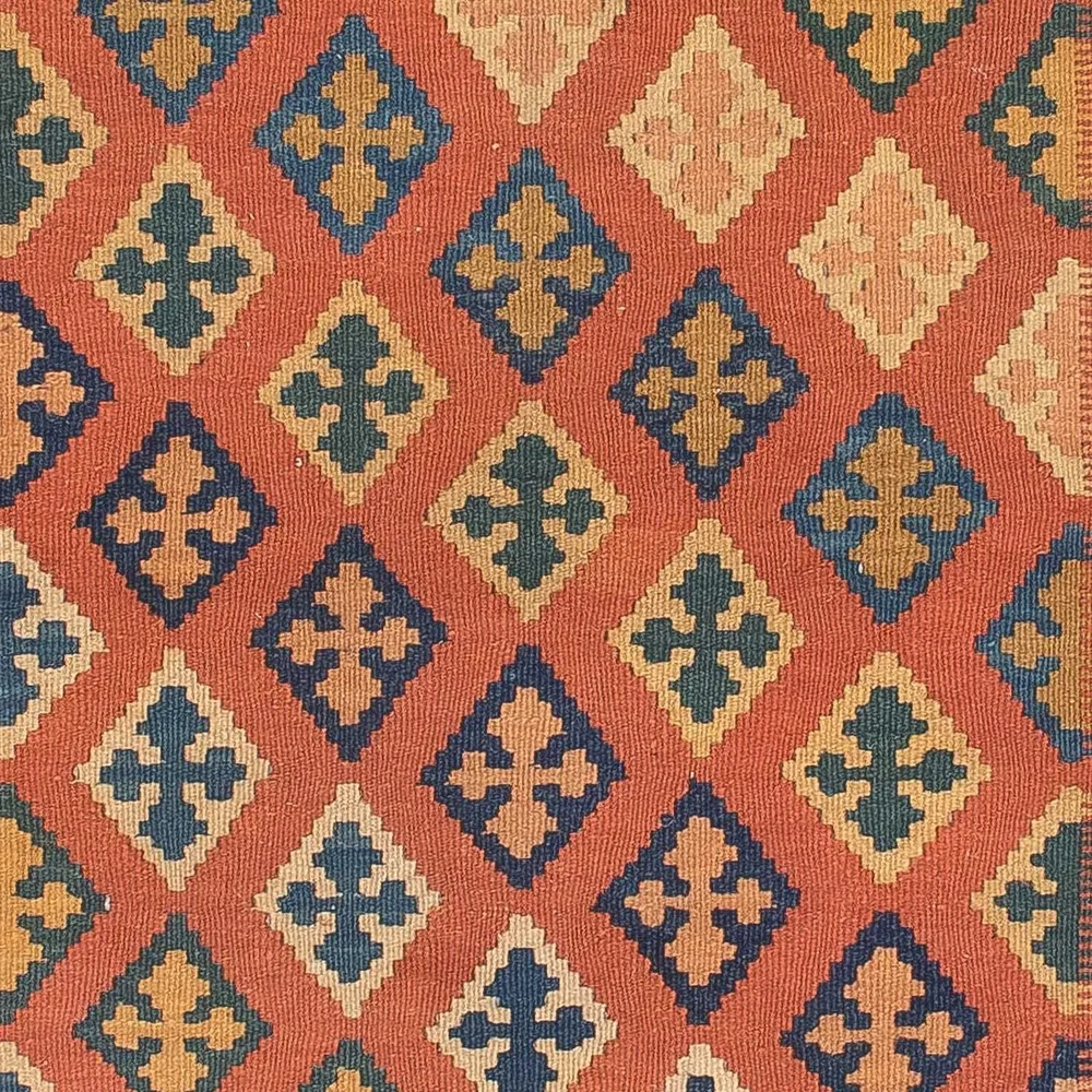 Kelimteppe - Orientalsk - 155 x 108 cm - flerfarget