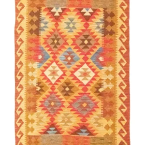 Kelimteppe - Orientalsk - 155 x 99 cm - brun