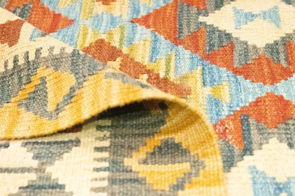 Kelimteppe - Orientalsk - 156 x 108 cm - beige
