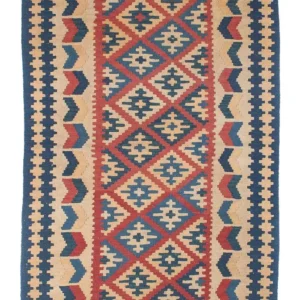 Kelimteppe - Orientalsk - 157 x 106 cm - flerfarget