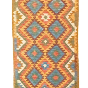 Kelimteppe - Orientalsk - 158 x 100 cm - flerfarget