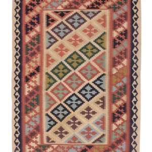Kelimteppe - Orientalsk - 158 x 110 cm - flerfarget
