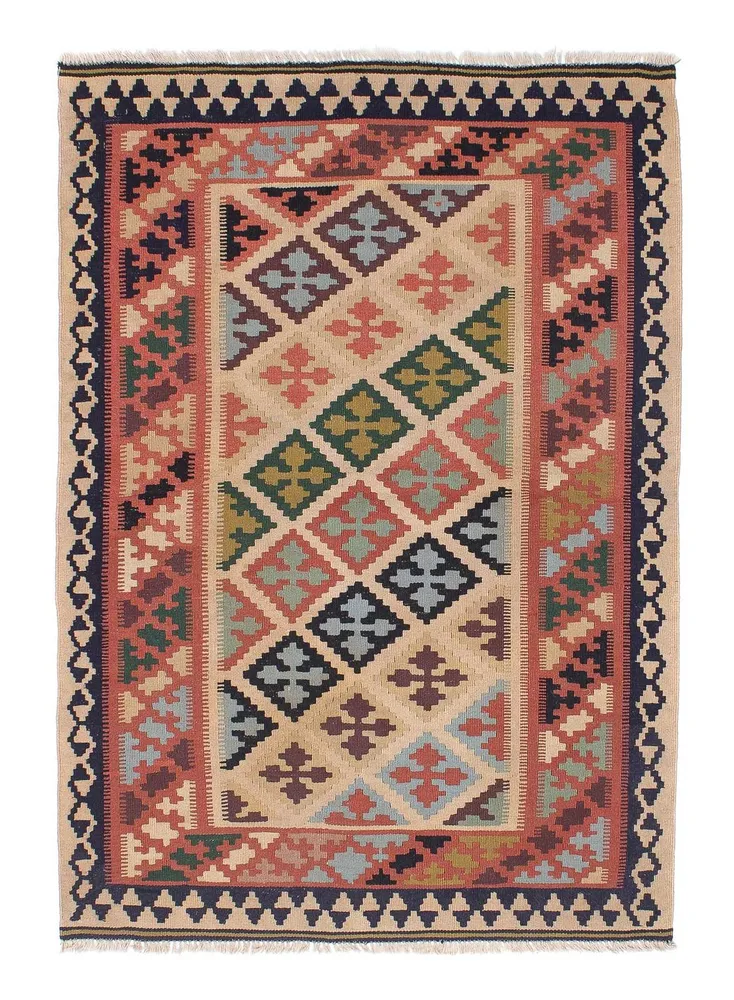Kelimteppe - Orientalsk - 158 x 110 cm - flerfarget