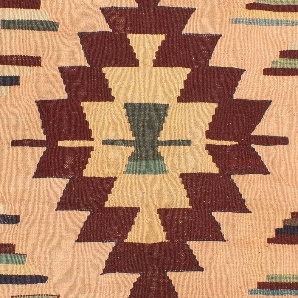 Kelimteppe - Orientalsk - 158 x 120 cm - lysebrun