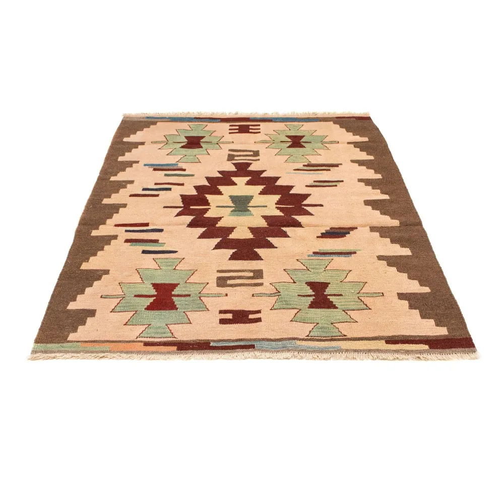 Kelimteppe - Orientalsk - 158 x 120 cm - lysebrun