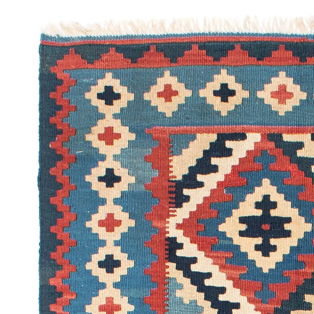 Kelimteppe - Orientalsk - 160 x 103 cm - blå