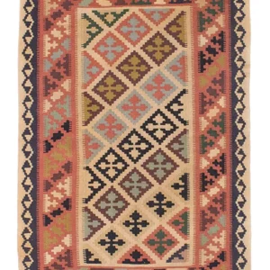 Kelimteppe - Orientalsk - 160 x 107 cm - flerfarget