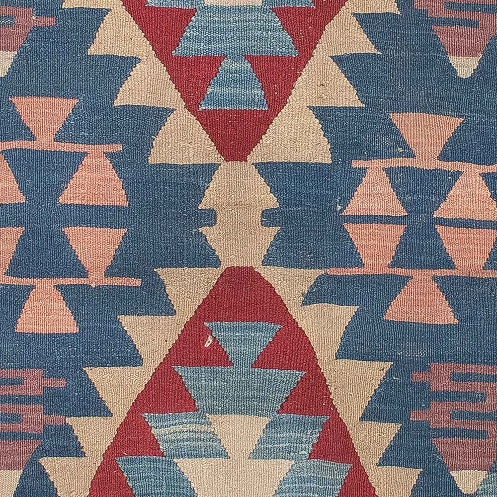 Kelimteppe - Orientalsk - 160 x 115 cm - blå