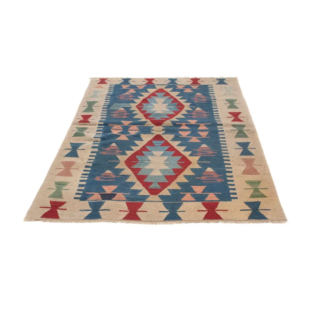 Kelimteppe - Orientalsk - 160 x 115 cm - blå