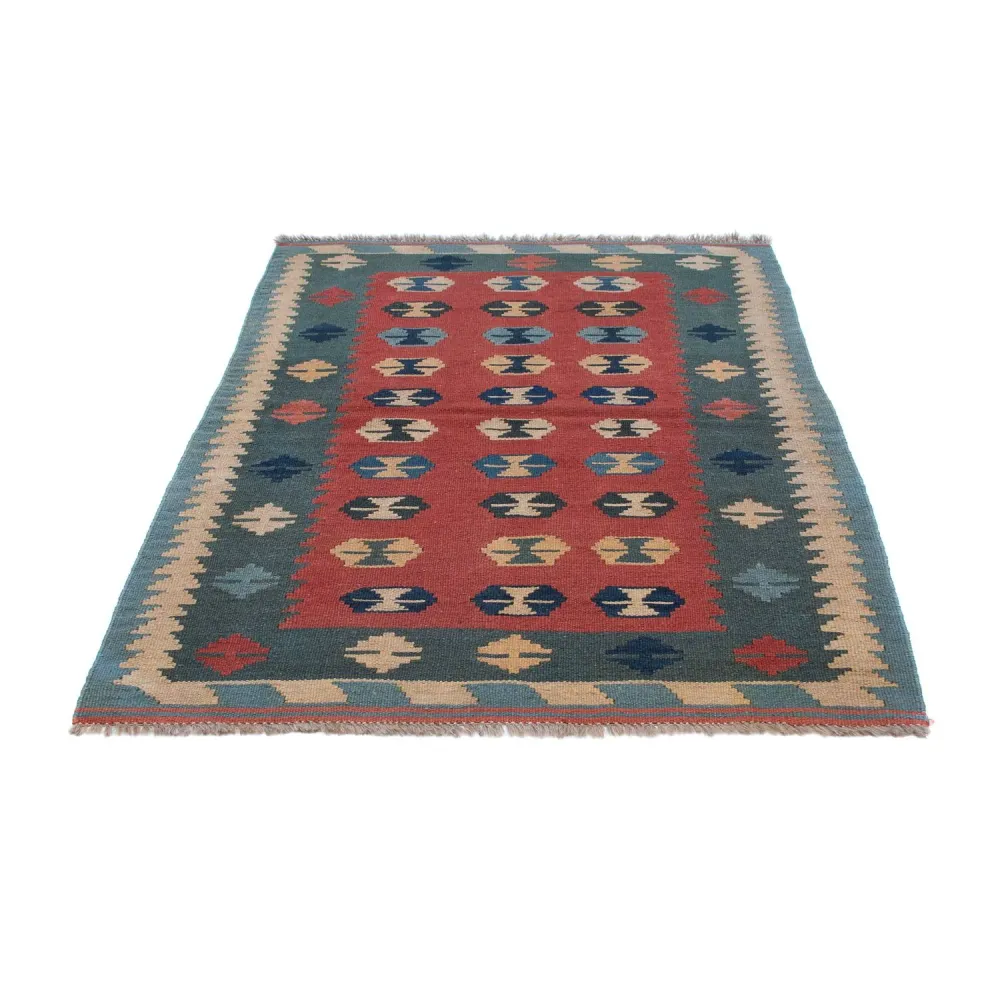 Kelimteppe - Orientalsk - 163 x 112 cm - mørk rød