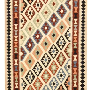 Kelimteppe - Orientalsk - 164 x 105 cm - flerfarget