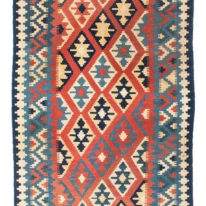 Kelimteppe - Orientalsk - 165 x 102 cm - rød