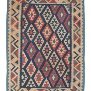 Kelimteppe - Orientalsk - 167 x 126 cm - flerfarget