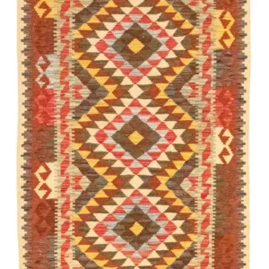Kelimteppe - Orientalsk - 168 x 103 cm - gul