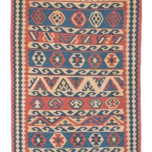 Kelimteppe - Orientalsk - 168 x 112 cm - flerfarget
