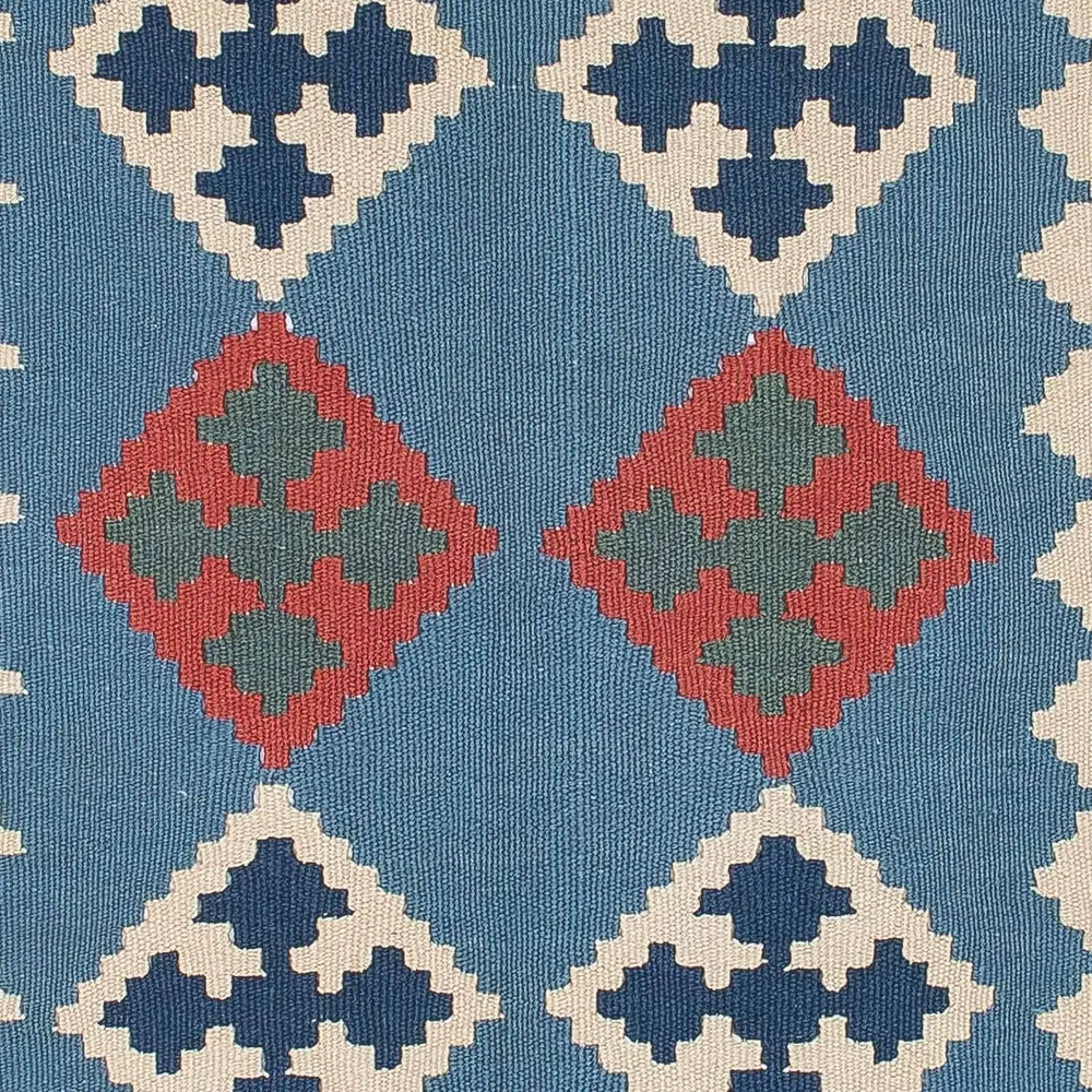 Kelimteppe - Orientalsk - 168 x 115 cm - blå