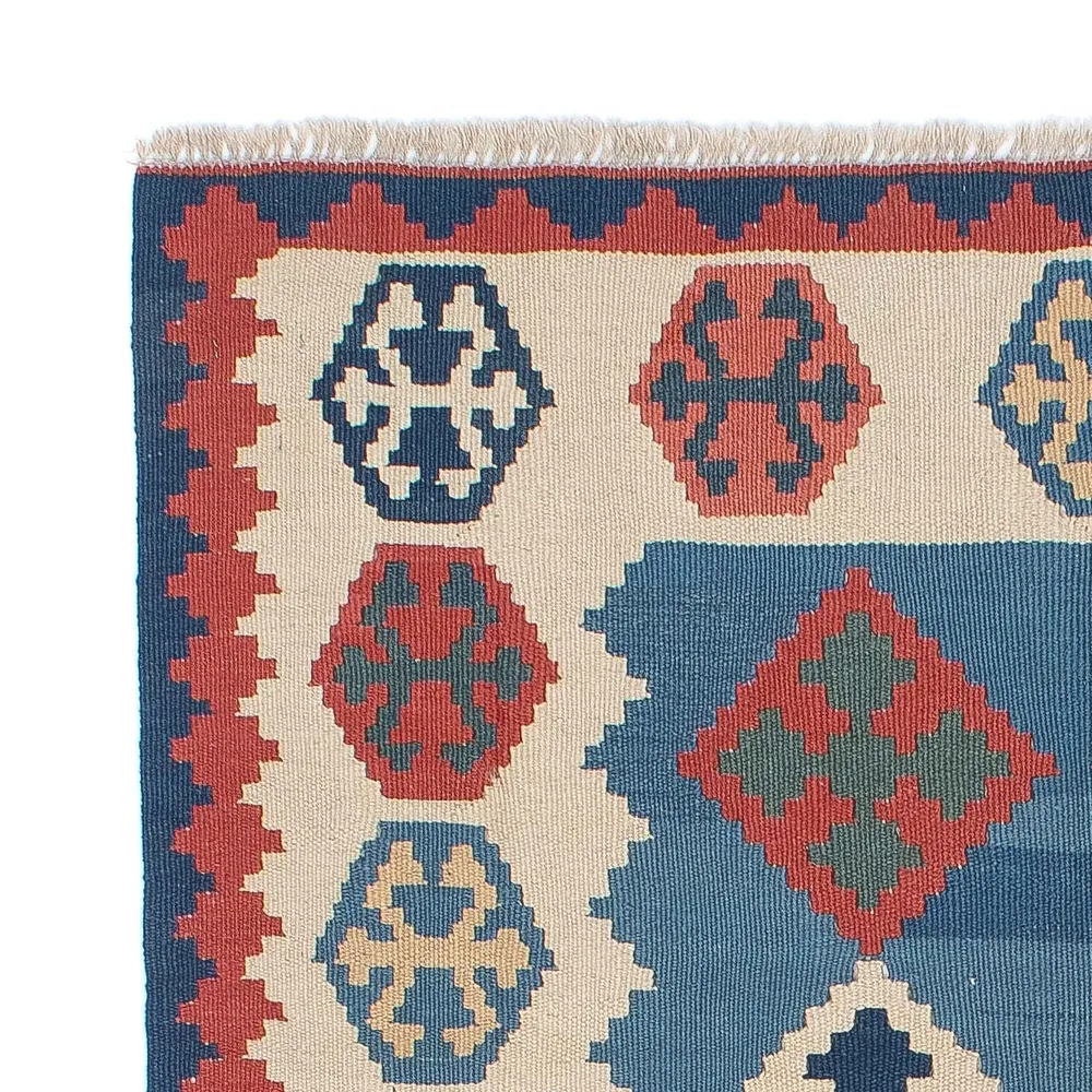Kelimteppe - Orientalsk - 168 x 115 cm - blå