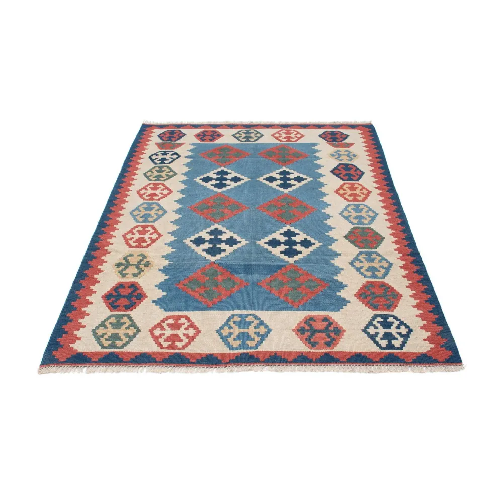 Kelimteppe - Orientalsk - 168 x 115 cm - blå
