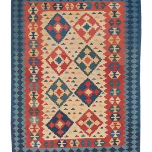 Kelimteppe - Orientalsk - 170 x 124 cm - flerfarget