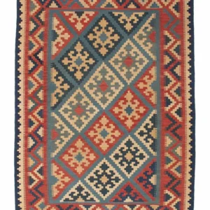 Kelimteppe - Orientalsk - 170 x 126 cm - flerfarget