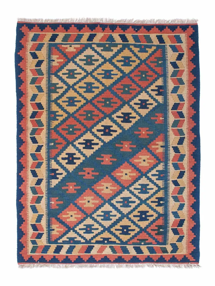 Kelimteppe - Orientalsk - 170 x 128 cm - flerfarget