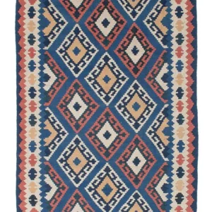 Kelimteppe - Orientalsk - 172 x 115 cm - blå