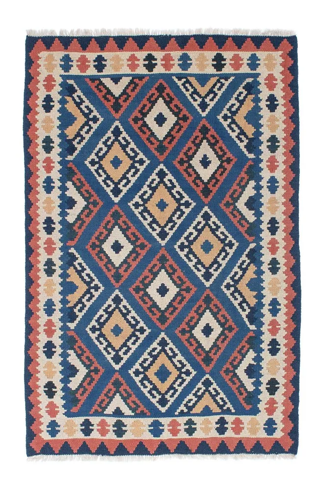 Kelimteppe - Orientalsk - 172 x 115 cm - blå