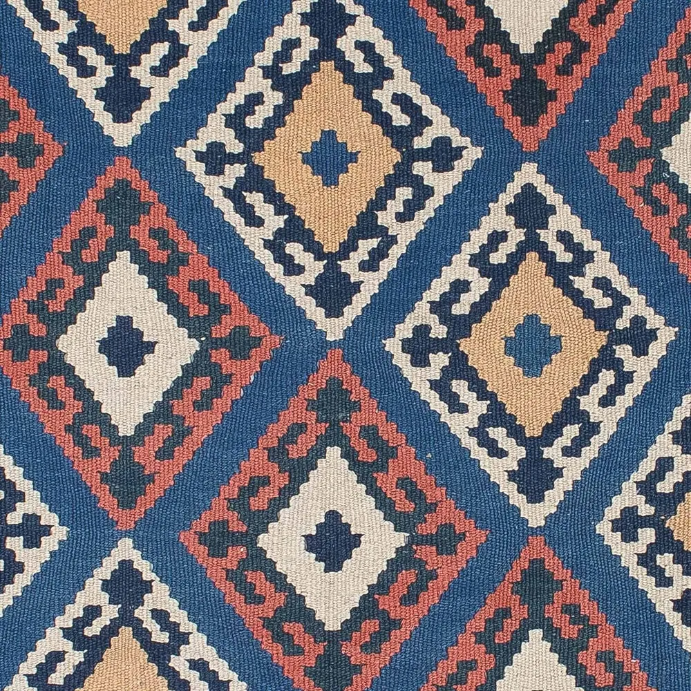 Kelimteppe - Orientalsk - 172 x 115 cm - blå