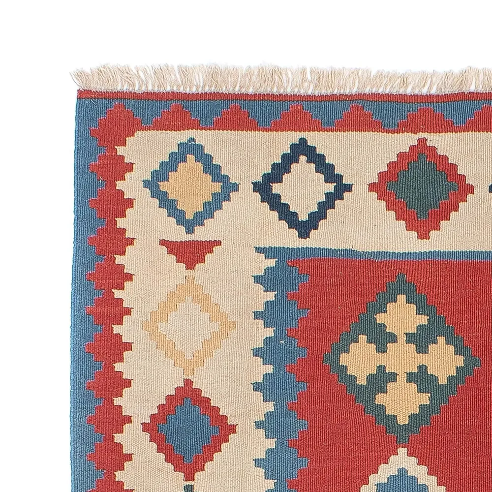 Kelimteppe - Orientalsk - 172 x 117 cm - mørk rød