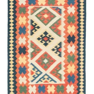 Kelimteppe - Orientalsk - 172 x 120 cm - oransje