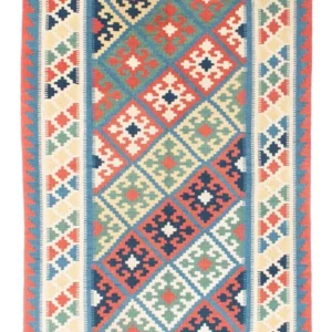 Kelimteppe - Orientalsk - 173 x 130 cm - blå