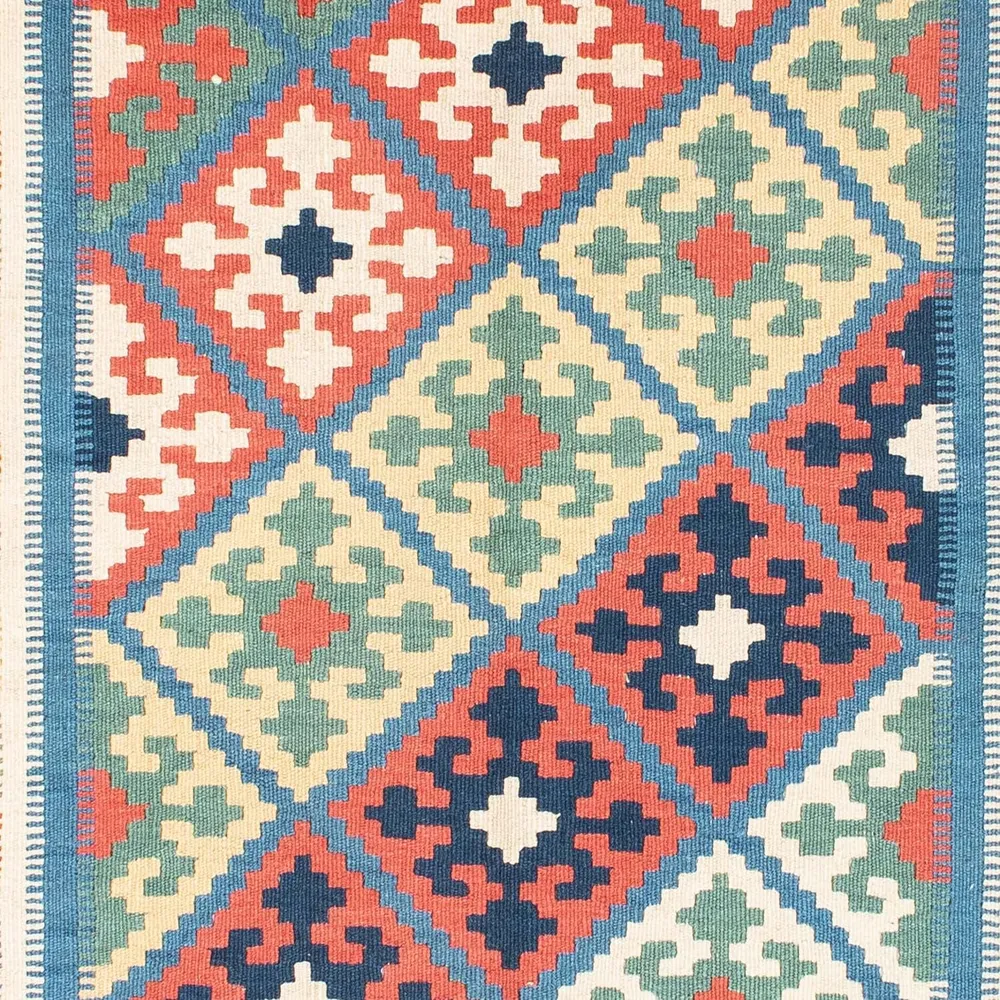 Kelimteppe - Orientalsk - 173 x 130 cm - blå