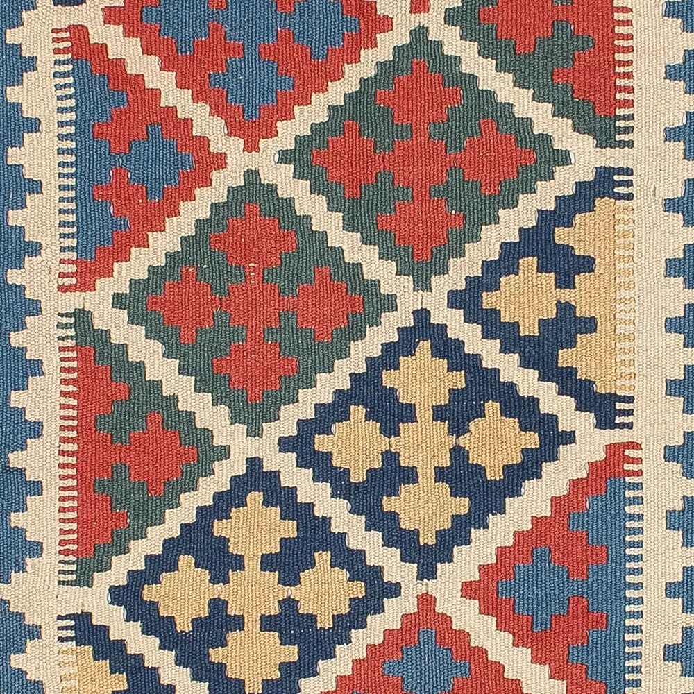 Kelimteppe - Orientalsk - 174 x 115 cm - blå