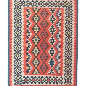 Kelimteppe - Orientalsk - 174 x 128 cm - rød