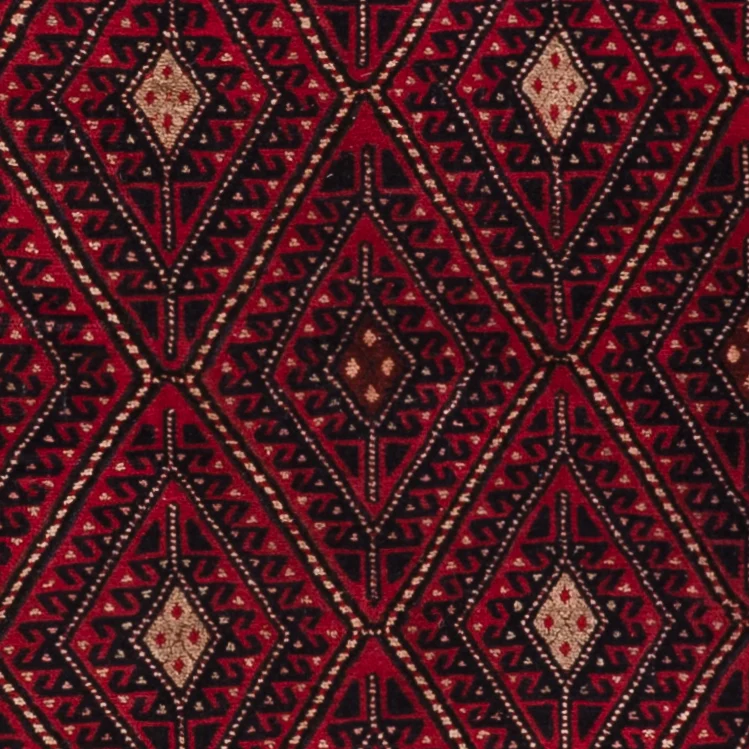 Kelimteppe - Orientalsk - 174 x 149 cm - mørk rød