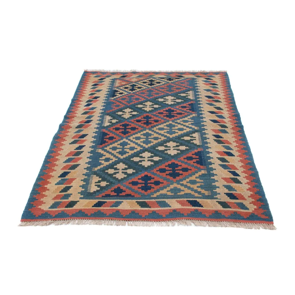 Kelimteppe - Orientalsk - 175 x 116 cm - blå