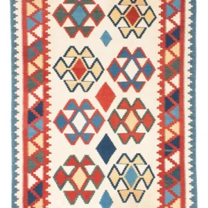Kelimteppe - Orientalsk - 175 x 120 cm - beige