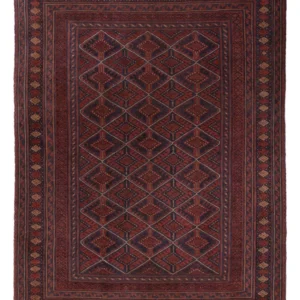 Kelimteppe - Orientalsk - 175 x 134 cm - mørk rød