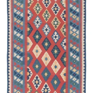 Kelimteppe - Orientalsk - 177 x 117 cm - blå