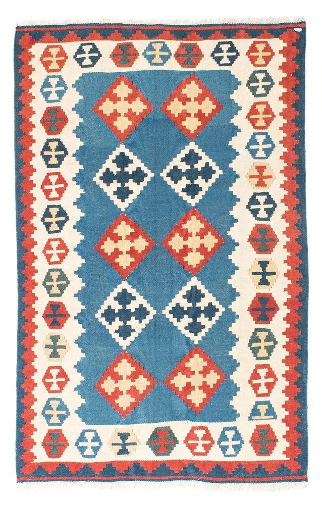 Kelimteppe - Orientalsk - 177 x 117 cm - blå