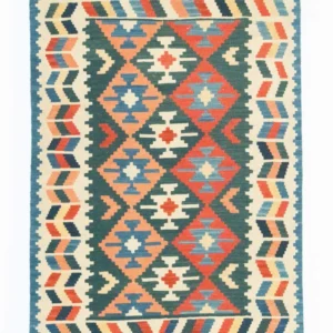 Kelimteppe - Orientalsk - 177 x 130 cm - blå