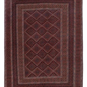 Kelimteppe - Orientalsk - 177 x 135 cm - mørk rød