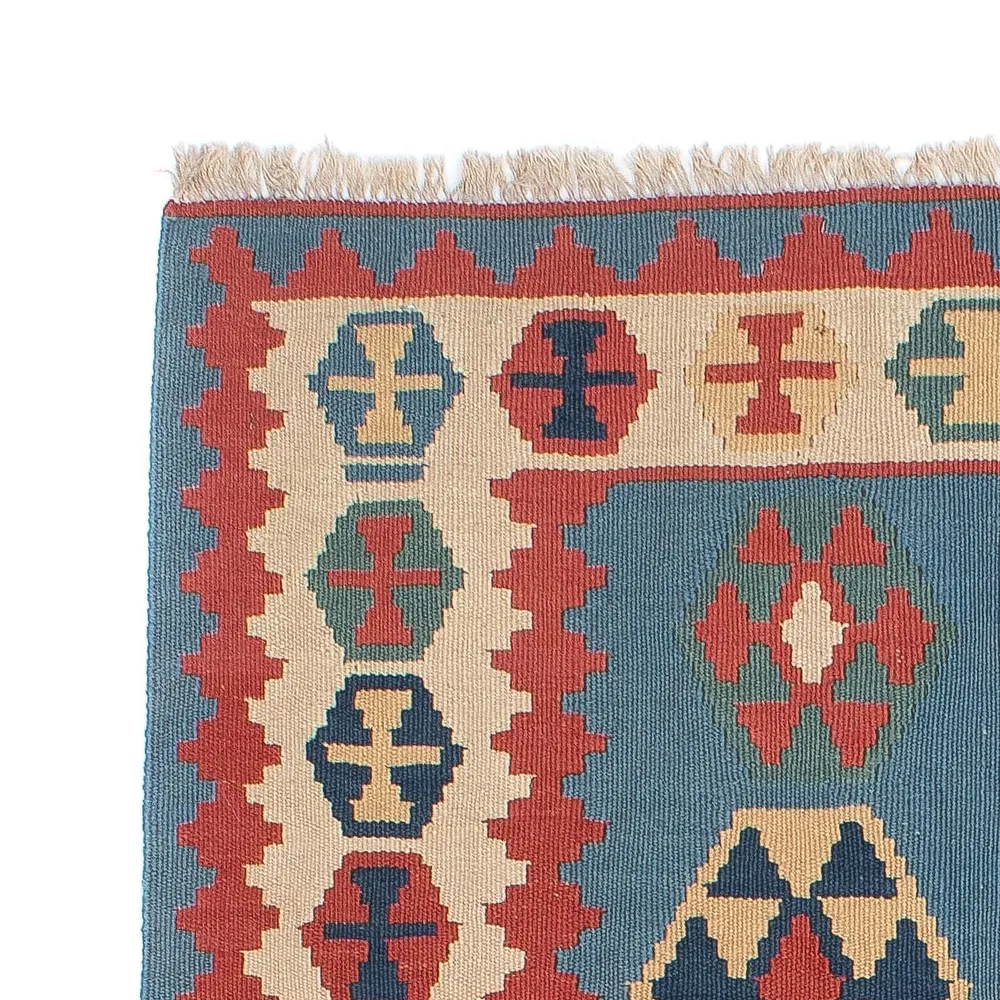 Kelimteppe - Orientalsk - 179 x 108 cm - blå