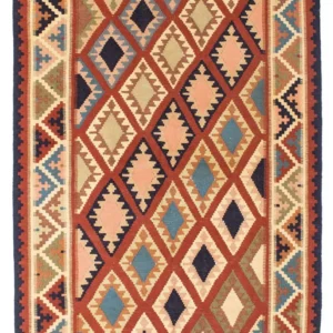 Kelimteppe - Orientalsk - 182 x 121 cm - flerfarget