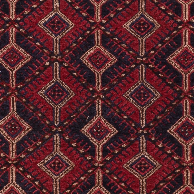 Kelimteppe - Orientalsk - 182 x 153 cm - mørk rød