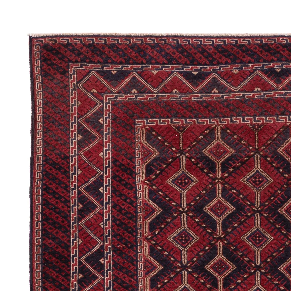 Kelimteppe - Orientalsk - 182 x 153 cm - mørk rød