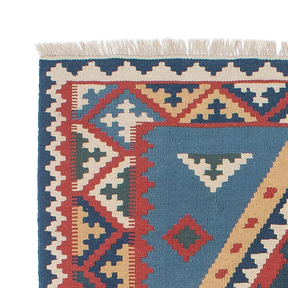 Kelimteppe - Orientalsk - 183 x 121 cm - blå